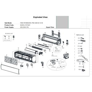 FRIGIDAIRE 12K BTU INV EVA R32